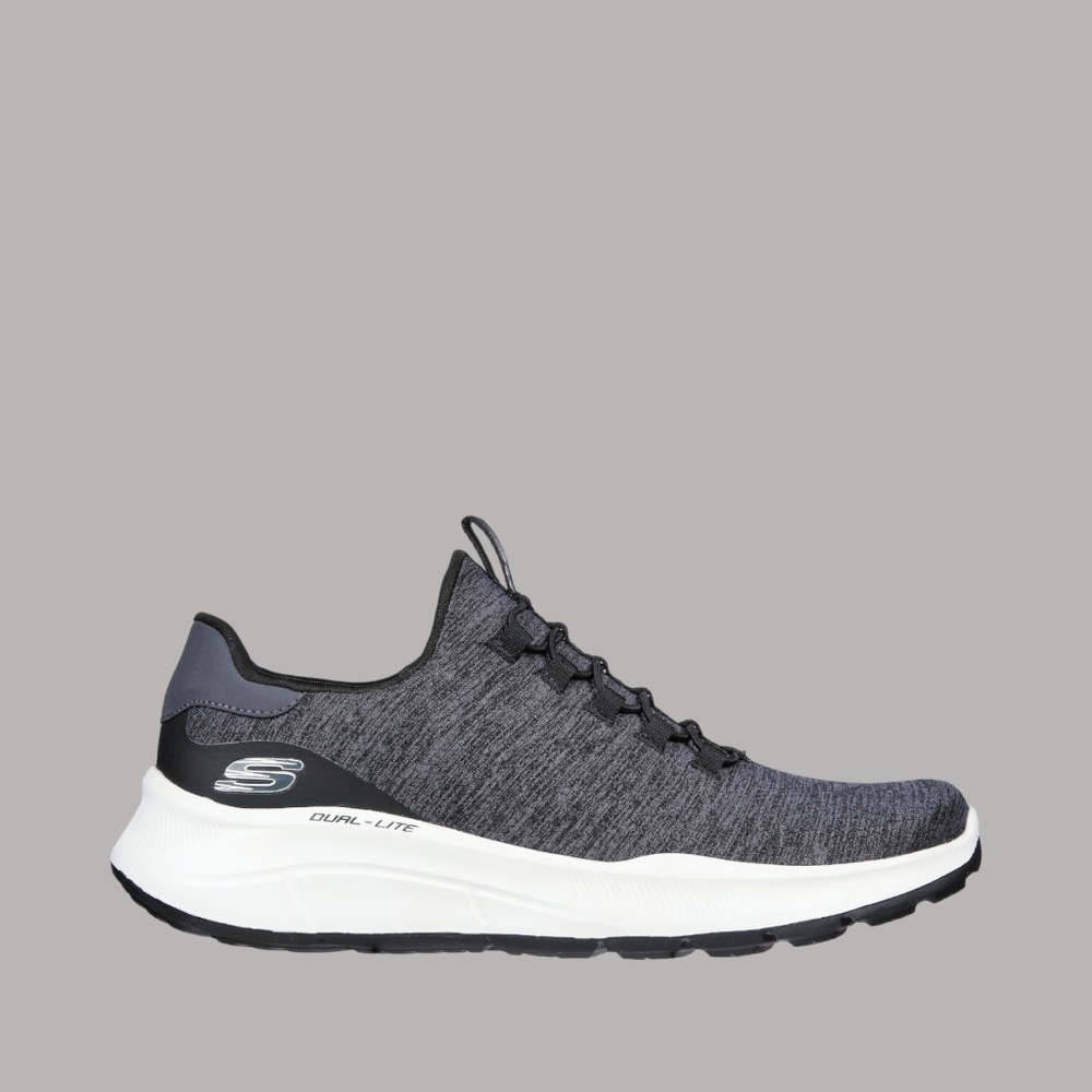 Mens Skechers Equalizer 5.0 Lembra Sneaker - Black Jersey Fabric. 232518/BLK